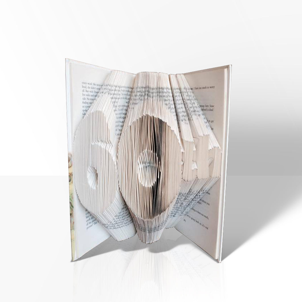 60th - Book Folding Pattern - Bookami Book Folding