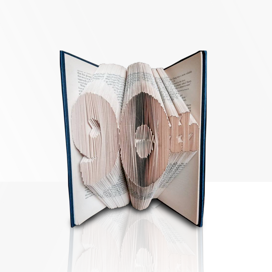 90th - Book Folding Pattern - Bookami Book Folding