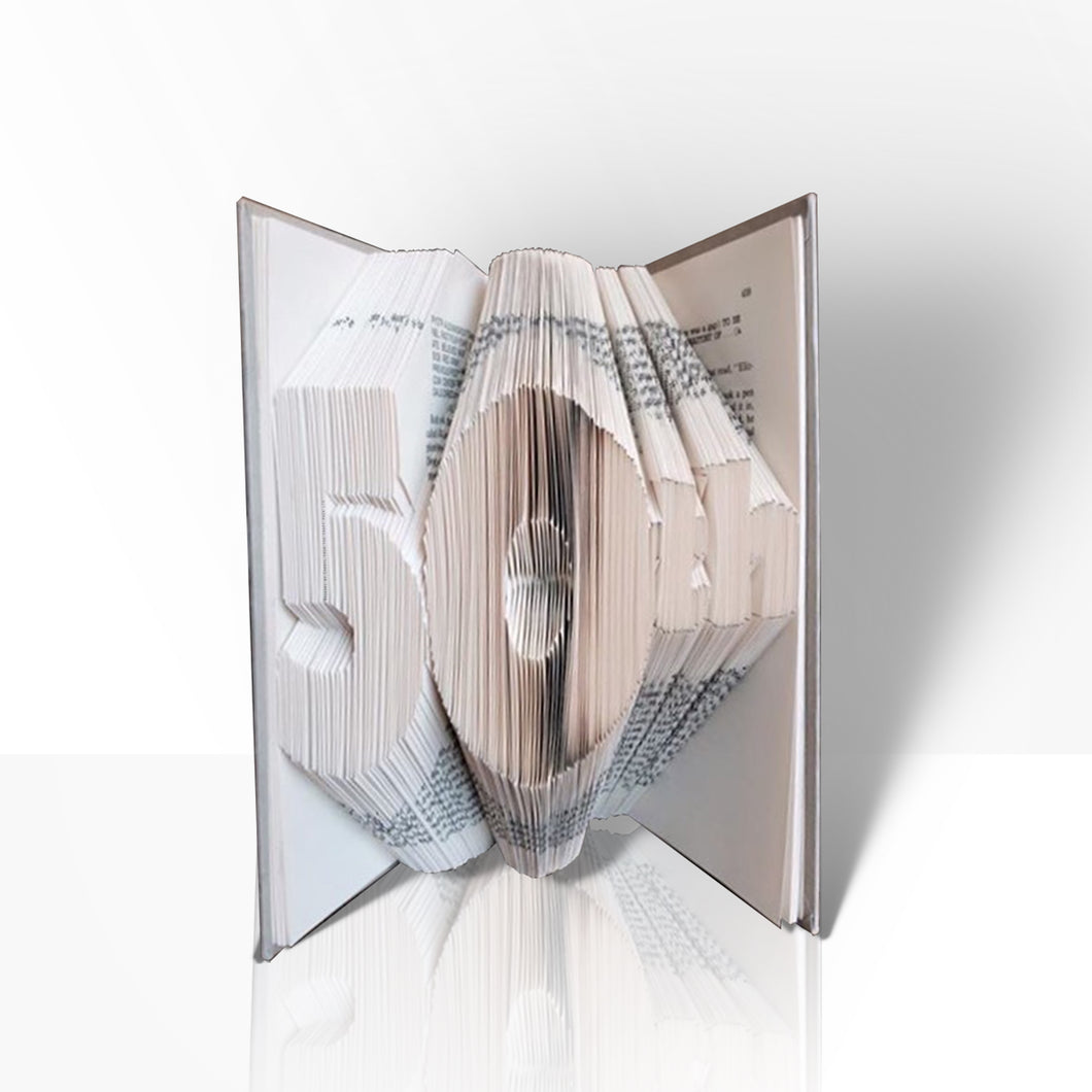 50th - Book Folding Pattern - Bookami Book Folding